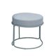 tabouret contemporain / avec piètement en acier galvanisé / tapissé / contract