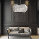 suspension / en cristal / contemporaine / d'intérieur