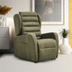 fauteuil relax contemporain / en tissu / avec repose-pieds / inclinable