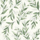 papier peint contemporain / à motif floral / aspect tissu / vert