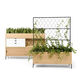 jardinière en bois / rectangulaire / contemporaine / pour bureau