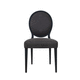 chaise contemporaine / d'intérieur / en tissu / tapissée