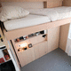 lit escamotable / simple / contemporain / pliable
