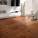 parquet contrecollé / en poirier / verni / teinté