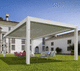 pergola autoportée / adossée / en aluminium / en aluminium peint