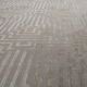 tapis contemporain / à motif géométrique / en soie / en laine du Tibet