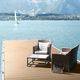 lame de terrasse en composite / aspect bois / 100% recyclable / professionnelle