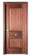 porte d'intérieur / en bois / battante / pleine
