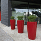 jardinière en polyéthylène / ronde / sur mesure / contemporaine