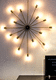 lustre contemporain / en laiton / en fer / fait main
