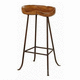 tabouret de bar contemporain / en bois