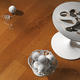 parquet contrecollé / mat / flottant / en lames