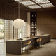 cuisine contemporaine / en composite / en Fenix NTM® / en Corian®