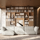 canapé modulable / d'angle / moderne / pour intérieur