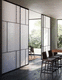 porte d'intérieur / en aluminium / coulissante / pivotante à axe excentré