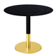 table contemporaine / en fonte / avec piètement en fonte / rectangulaire