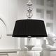 suspension / en chrome / en cristal Swarovski® / en tissu