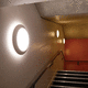 applique murale contemporaine / d'intérieur / en polycarbonate / ronde