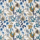 tissu d'ameublement / à motif floral / en lin / en viscose