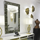 miroir mural / contemporain / rectangulaire / en verre de Murano