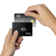 lecteur de cartes à puce / magnétique / de paiement / titan noir