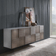 buffet mural / contemporain / en bois