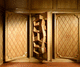 armoire de style / en cerisier / avec porte pivotante