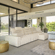 canapé d'angle / convertible / contemporain / pour intérieur
