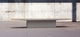 banc public design minimaliste / en béton / sans dossier / sans accoudoirs