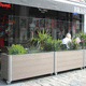 paravent contemporain / en aluminium / pour restaurant / pour espace public