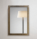 miroir mural / contemporain / rectangulaire / en laiton