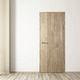 porte d'intérieur / en bois massif / en chêne / battante
