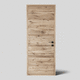 porte d'intérieur / en bois / en bois massif / en chêne
