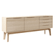 buffet contemporain / en chêne / en noyer / en bois massif