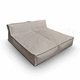 fauteuil poire contemporain / en Sunbrella® / en polystyrène expansé PSE / imperméable