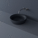 vasque à poser / en Solid Surface / ronde / contemporaine