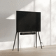 support TV sur pied contemporain / fait main / en bouleau / résidentiel