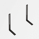 support de fixation pour enceinte / d'angle / en métal