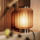 lampe de table / en nickel / en verre / contemporaine