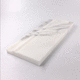 plinthe blanche / en marbre / rectangulaire / décorative