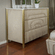 commode contemporaine / en bois / en cuir / en marbre