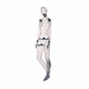 mannequin de vitrine femme / abstrait / en mousse de polyuréthane / assis