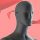 mannequin de vitrine homme / abstrait / en mousse de polyuréthane / haut de gamme