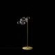 lampe sur pied / en laiton / en verre borosilicaté / en verre soufflé