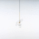 suspension / en laiton / en verre borosilicaté / en verre soufflé