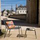chaise de jardin contemporaine / d'extérieur / en acier / empilable