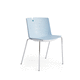 chaise visiteur contemporaine / d'intérieur / en plastique / tapissée