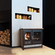 cuisinière pour chaudière / à bois / 1 foyer / 1 four