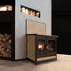 cuisinière pour chaudière / à bois / 1 foyer / 1 four