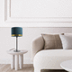 lampe de chevet / en métal / en velours / Art Déco